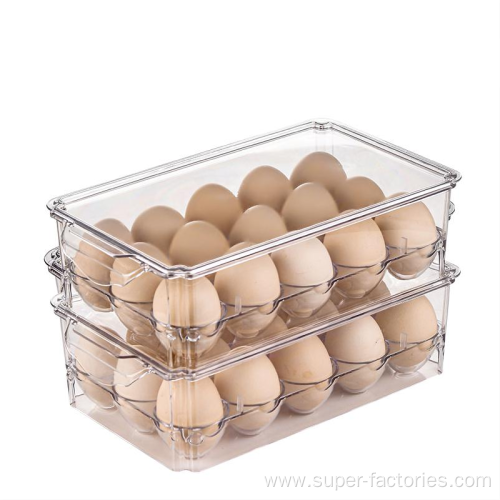 Plastic Stackable Egg Storage Box In Small Size